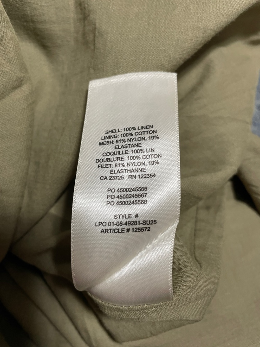 Aritzia Babaton Olive Strapless Midi Dress Size Large - Picture 10 of 10